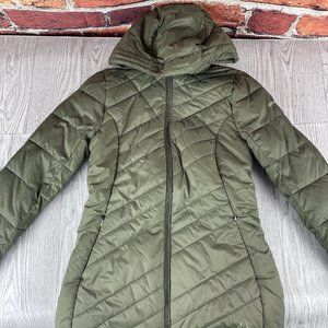 Spyder Women's Siren Long Jacket, Olive, Medium